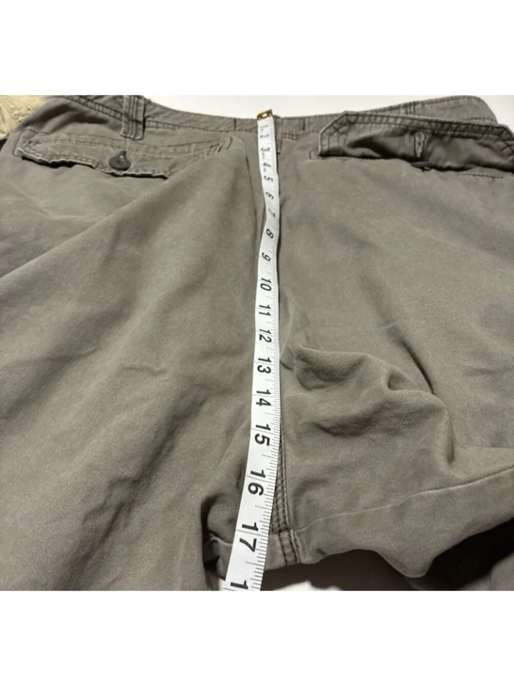 Lot of 2 Lee Men's Wyoming Cargo Shorts Size 38 Gray Vapor Cotton Utility Work